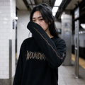 Woundwire Crewneck Sweatshirt — Gothic Barbed-Wire Logo Pullover